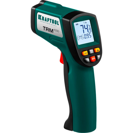 Пирометр инфракрасный Kraftool TRM-1000 45703-950, 50° +950°С - фото 2