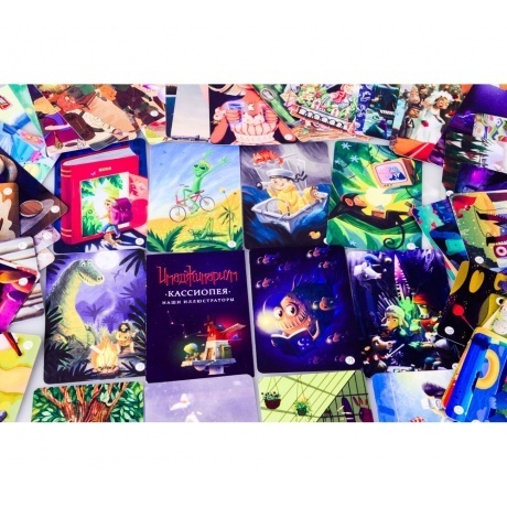 Настольная игра Cosmodrome Games: Имаджинариум набор карт &quot;Кассиопея&quot; - фото 3