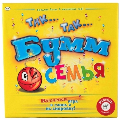 

Настольная игра Piatnik Тик Так БУММ/Семья арт.714979