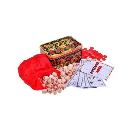 Русское лото в жестяной коробке (Нескучные игры)  7931 - фото 2