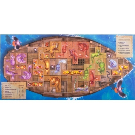 Настольная игра Gaga Games "Остров кошек.Долгожданные гости" Дополнение - фото 4