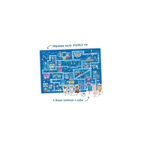 Настольная игра ГеоДом "Кошачий патруль" с дополненной  реальностью - фото 3