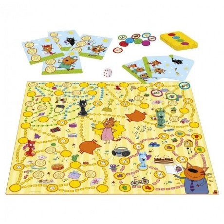 Настольная игра Звезда &quot;Три кота. День Рождения Папы&quot; - фото 4