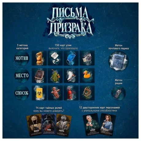 Настольная  игра Экономикус &quot;Письма Призрака&quot; арт.ЭО48 - фото 2