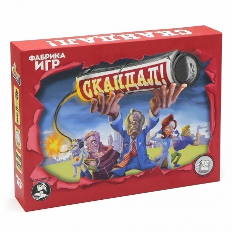 

Настольная игра Скандал арт.17080F (Фабрика игр)