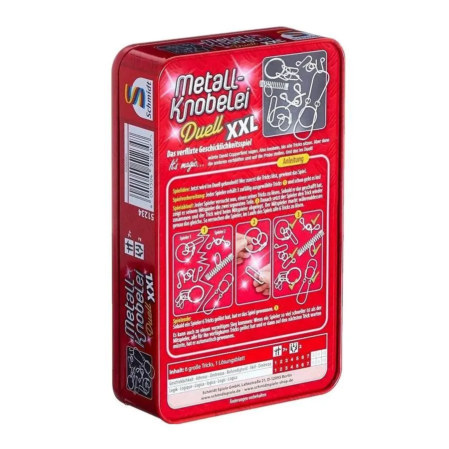 Настольная игра Schmidt Metall-Knobelei Duell XXL арт.51234 - фото 2