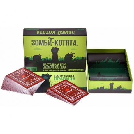 Настольная игра МХ Взрывные котята: Зомби-котята арт.915608 - фото 3