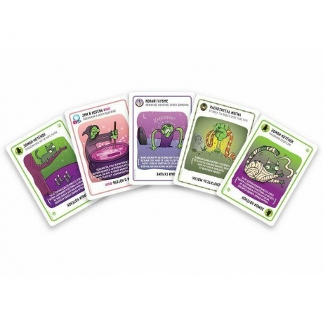 Настольная игра МХ Взрывные котята: Зомби-котята арт.915608 - фото 5