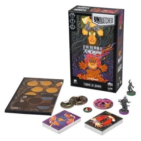 Настольная игра GaGa Unmatched. Гудини против Джинна - фото 2