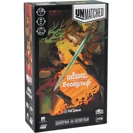 Настольная игра GaGa Битва легенд.Unmatched. Красная Шапочка про...