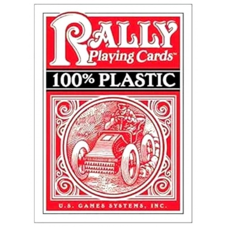 Карты "100% Plastic Rally Playing Сards red" - фото 1