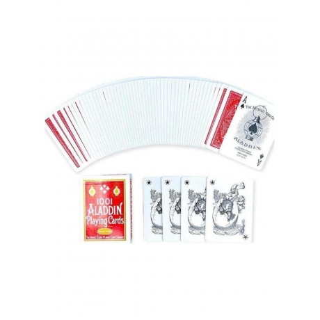 Карты "Bicycle Aladdin red" - фото 7