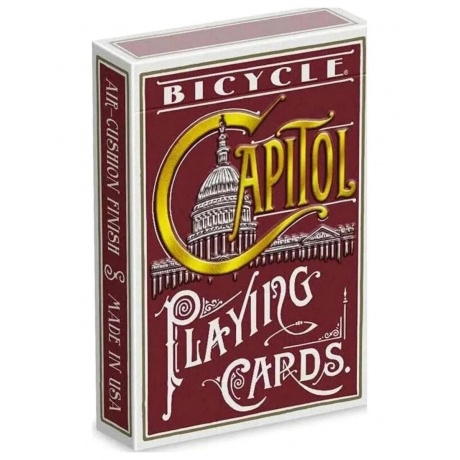 Карты "Bicycle Capitol red" - фото 1