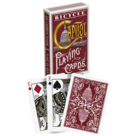 Карты "Bicycle Capitol red" - фото 2