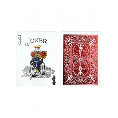 Карты "Bicycle Metalluxe Red" - фото 3