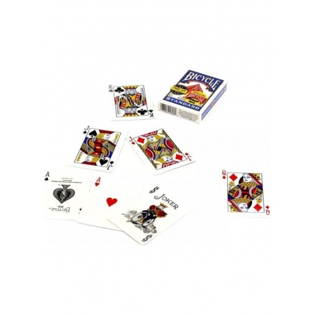 Карты "Bicycle Stripper Deck blue" - фото 3