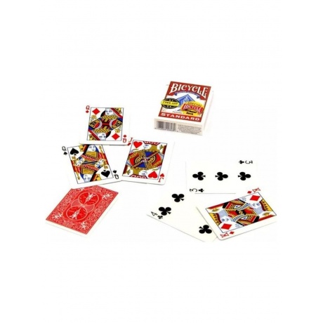 Карты "Bicycle Stripper Deck red" - фото 4