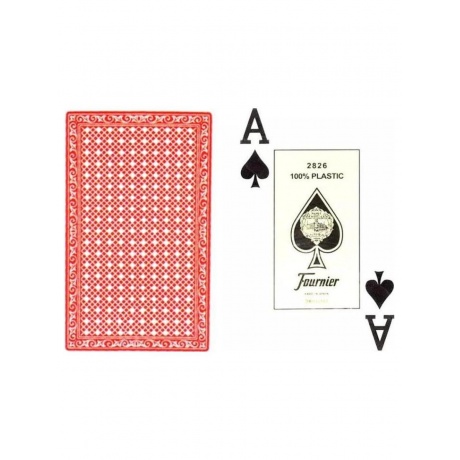 Карты "Fournier 2826 Bridge red" - фото 2