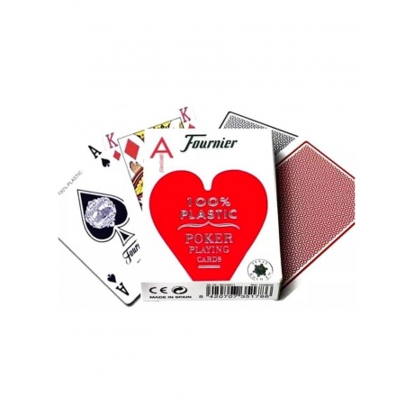 Карты "Fournier no. 2500 - Red" - фото 1