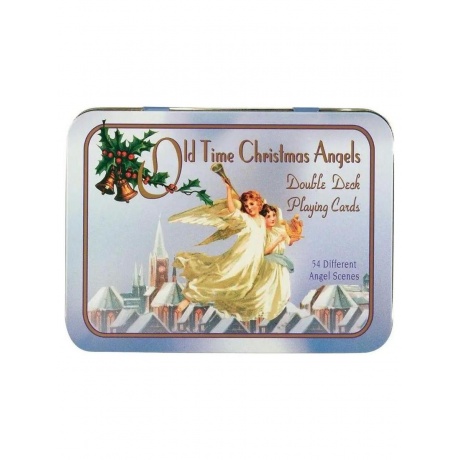 Карты "Old Time Christmas Angels Deluxe Double Bridge Deck" - фото 1