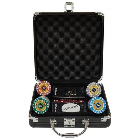 Набор для покера Crown на 100 фишек - фото 2