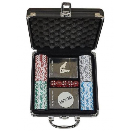 Набор для покера Crown на 100 фишек - фото 3