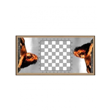 Нарды + Шашки "Сирия Лев в Саванне" большие - фото 3