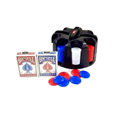 Покерный набор "Bicycle Revolving Poker Chip Rack" - фото 1