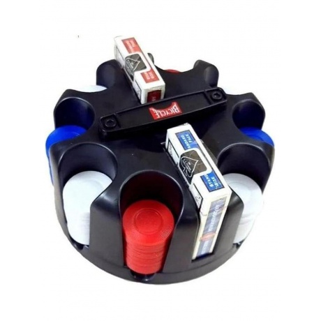 Покерный набор "Bicycle Revolving Poker Chip Rack" - фото 4