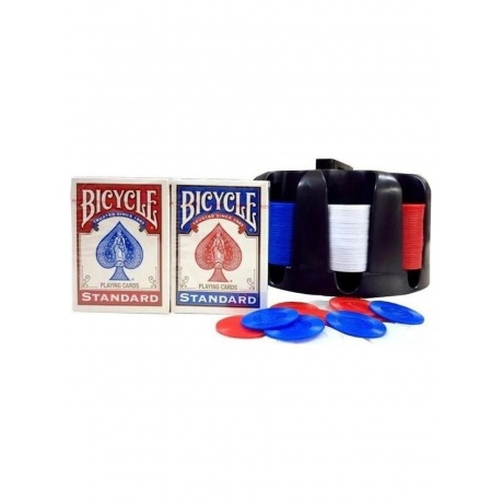 Покерный набор "Bicycle Revolving Poker Chip Rack" - фото 5
