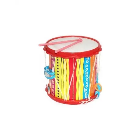 Барабан ТулИгрушка "Походный" большой (диам.-20см.) арт.С 2-1/10