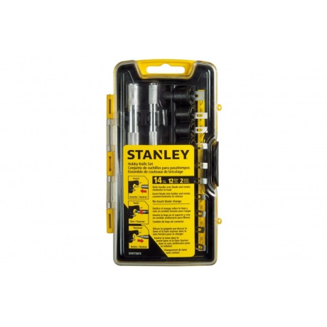 Набор ножей для поделочных работ Stanley STHT0-73872 (2шт+12лезвий) - фото 1