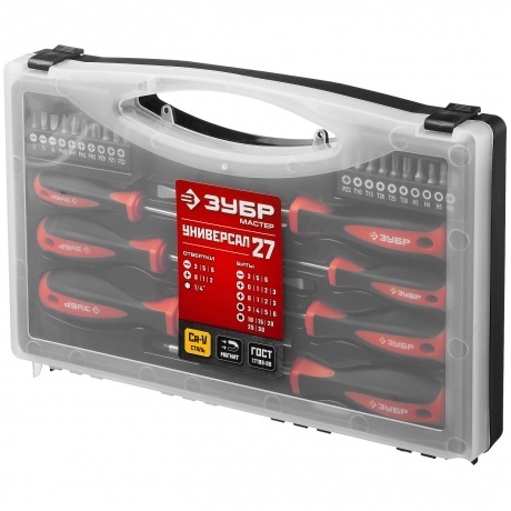 Набор отверток Зубр Мастер Универсал 27 25027 - фото 6