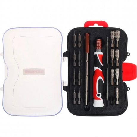 Отвертка с набором бит Rexant 12-4771 - фото 1