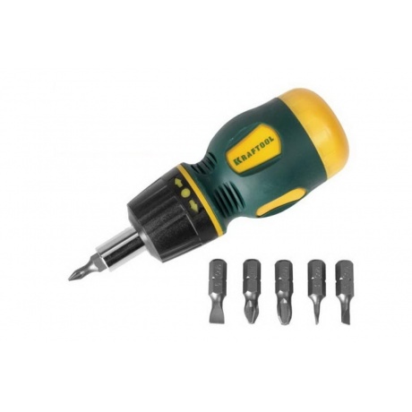 Отвертка с набором бит Kraftool Expert 26190-H7