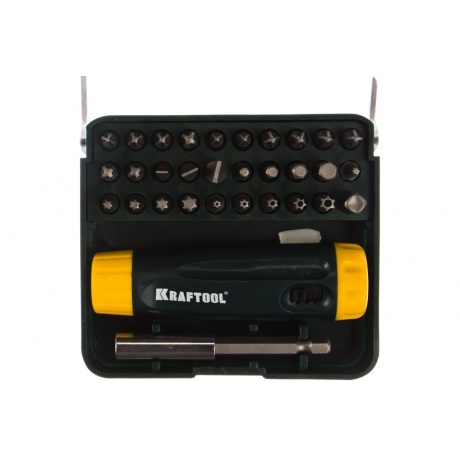 Отвертка с набором бит Kraftool 26142-H32 - фото 2
