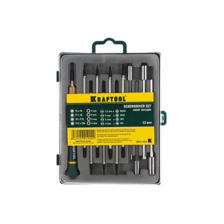 Набор отверток Kraftool 25611-H12 - фото 3