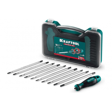 Набор: отвертка с переставными стержнями KRAFTOOL Double 20, 20 ...