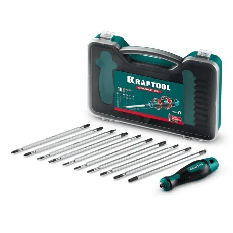 Набор: отвертка с переставными стержнями KRAFTOOL Double 20, 20 ...