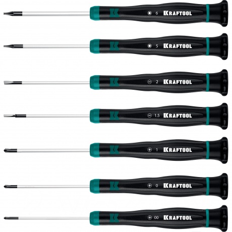Набор отверток Kraftool Precision 7, 7 предм. (25686) - фото 3
