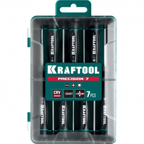 Набор отверток Kraftool Precision 7, 7 предм. (25686) - фото 5