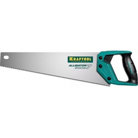 

Ножовка универсальная Alligator Universal 7, 400 мм, 7 TPI 3D зуб, KRAFTOOL
