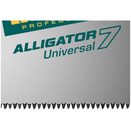 Ножовка универсальная ?Alligator Universal 7?, 550 мм, 7 TPI 3D зуб. KRAFTOOL - фото 3