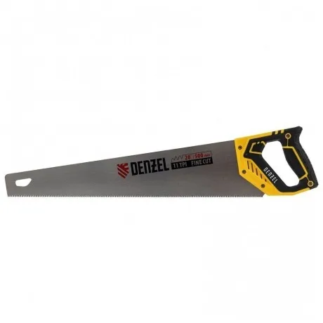 Ножовка по дереву, 500 мм, 11 TPI, зуб 3D, двухкомпонентная руко...
