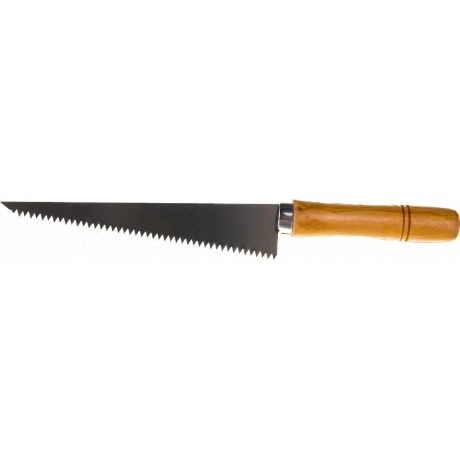 Ножовка ручная для гипсокартона, деревянная ручка 175 мм - фото 4