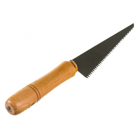 Ножовка ручная для гипсокартона, деревянная ручка 175 мм - фото 5