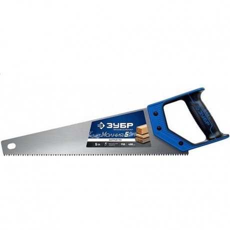 Ножовка по дереву ЗУБР Молния-5, 400 мм, Профессионал (15075-40)