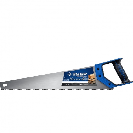 

Ножовка по дереву ЗУБР Молния-5, 500 мм, 5TPI, Профессионал (15075-50)
