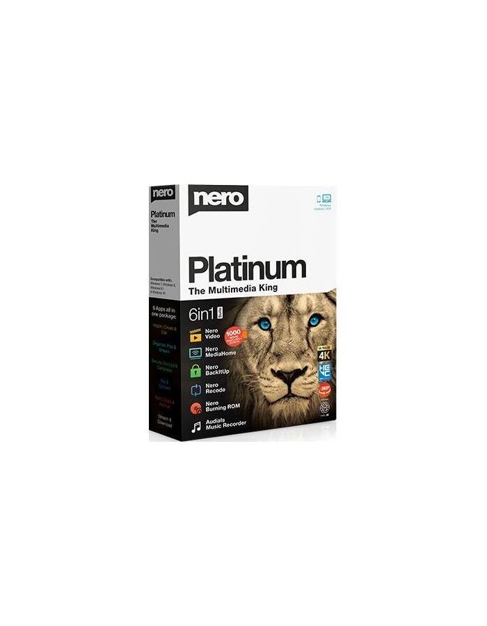 Nero 2019 Platinum [EMEA-12290000/1447] (электронный ключ)