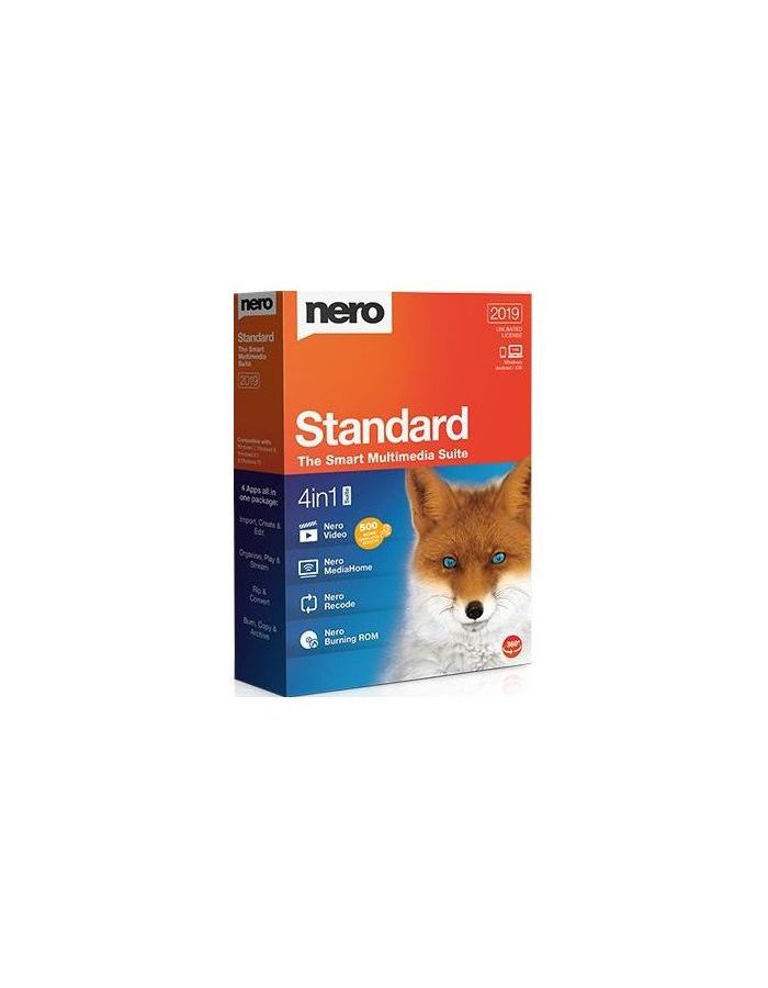 Nero 2019 Standard [EMEA-10090000/1445] (электронный ключ)